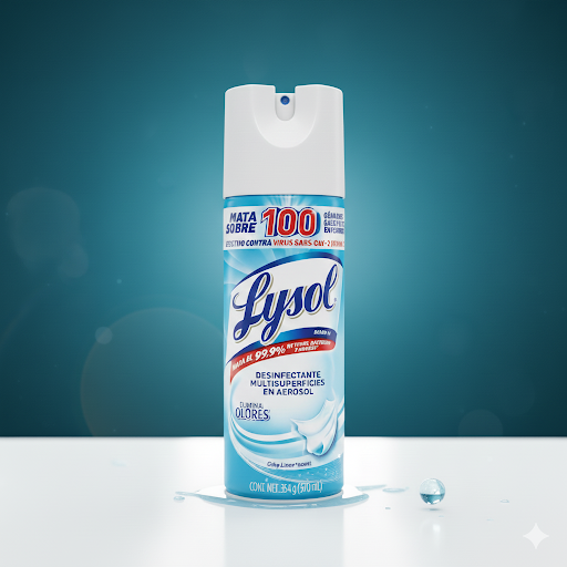 Desinfectante en aerosol (Lysol)