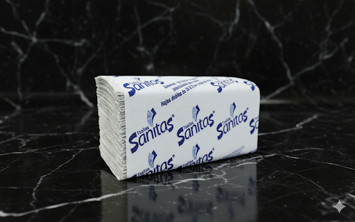 Fajilla de toallas de papel interdobladas (Sanitas)