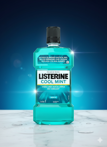 Enjuague bucal sabor menta (Listerine)