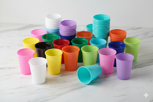 Vasos desechables dentales
